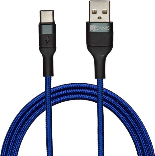 USB to USB-C Charging Cable – 10ft– Blue
