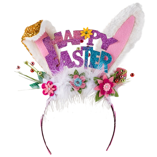 Easter Bunny Happy Easter Headband