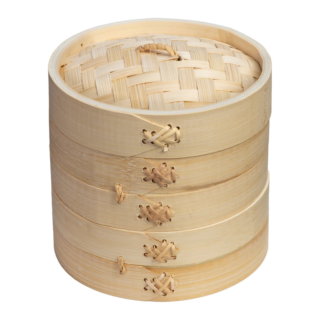 Joyce Chen 2 Tier Bamboo Steamer Baskets – 6in