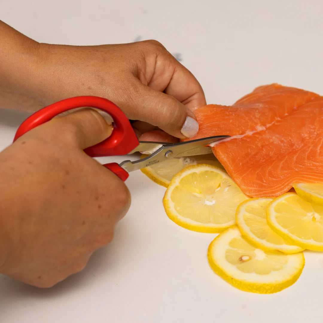 Joyce Chen Original Unlimited Kitchen Scissors – Red Handle