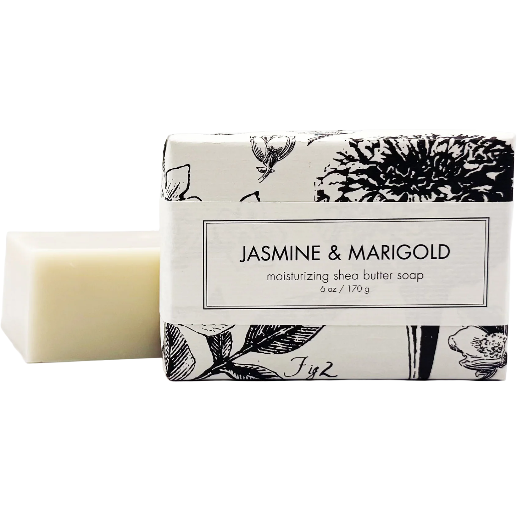 Formulary 55 Moisturizing Shea Butter Soap – Jasmine & Marigold – 6oz.