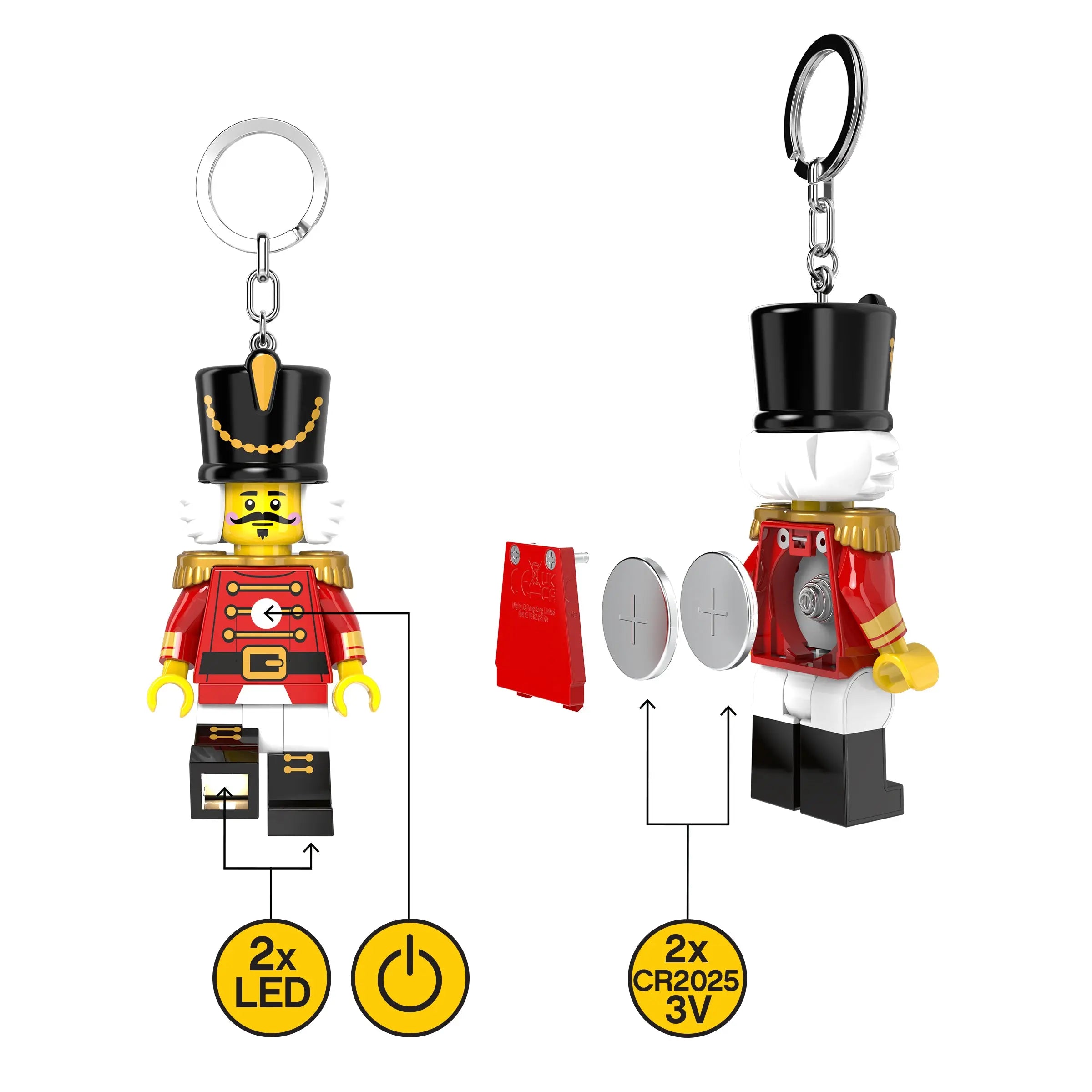 Llavero con Luz de Minifigura LEGO - Cascanueces