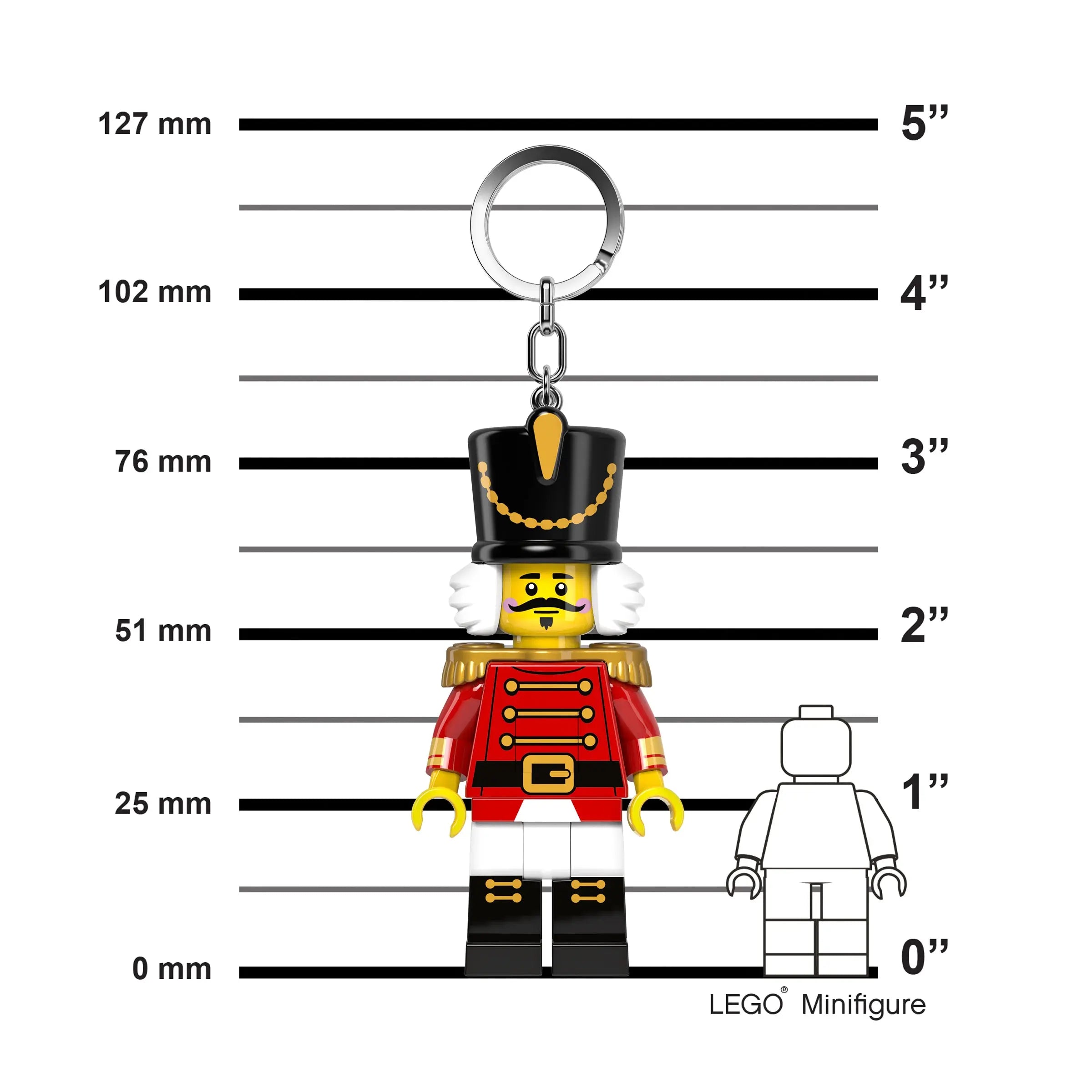Llavero con Luz de Minifigura LEGO - Cascanueces