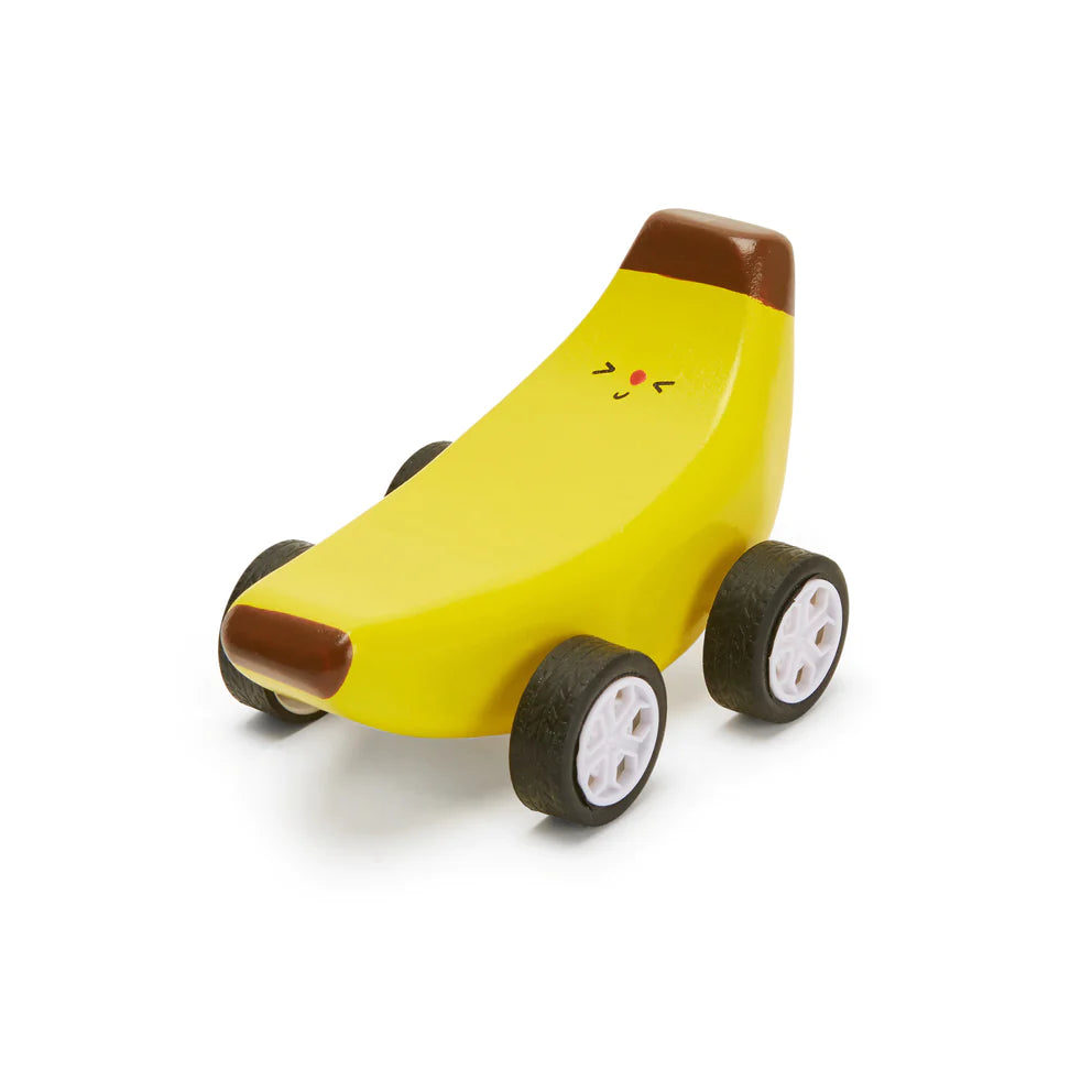Kikkerland Fruit-Fun Pullback Cars – Assorted Styles – SOLD INDIVIDUALLY