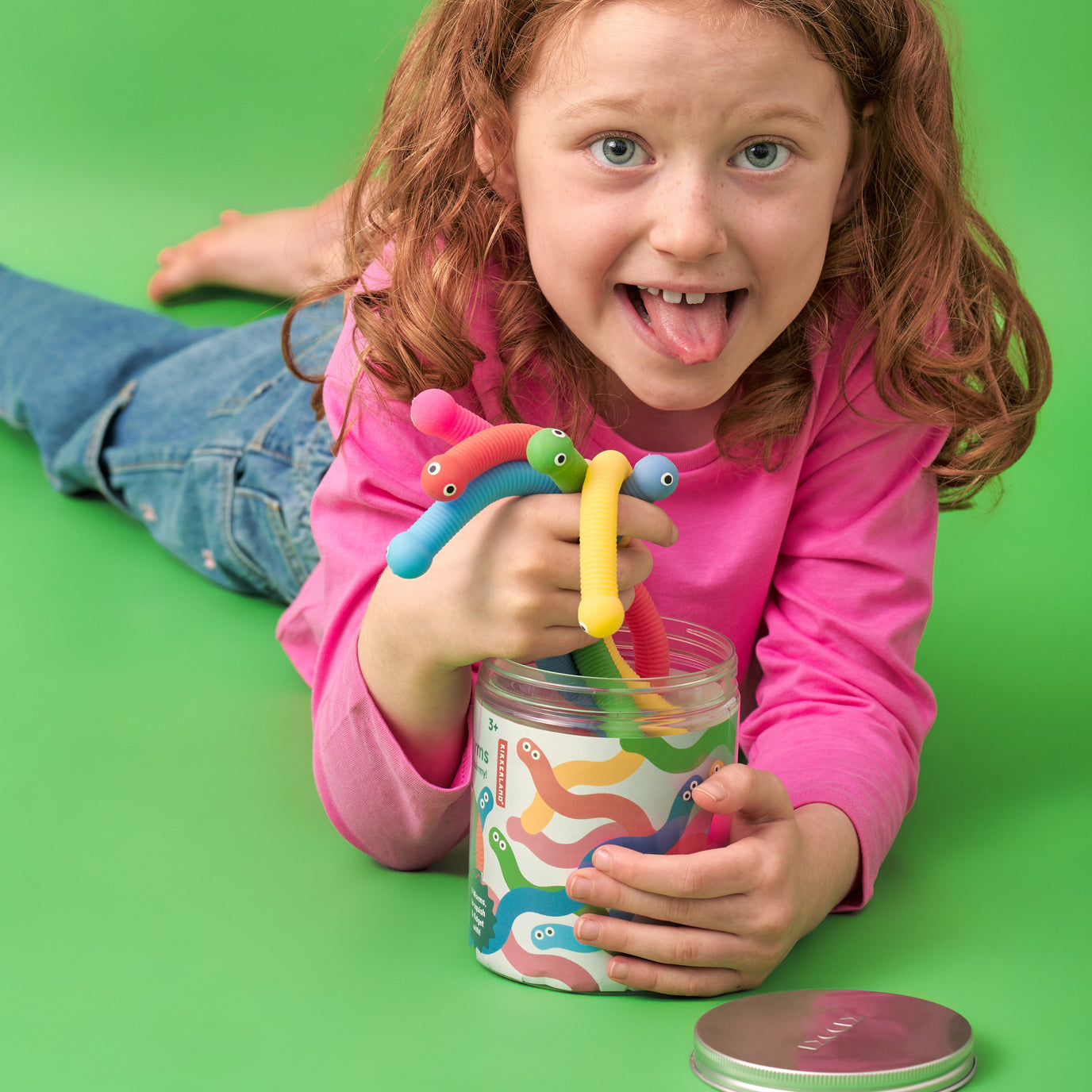 Kidoki Can of Worms Fidget Toy – Can of 6