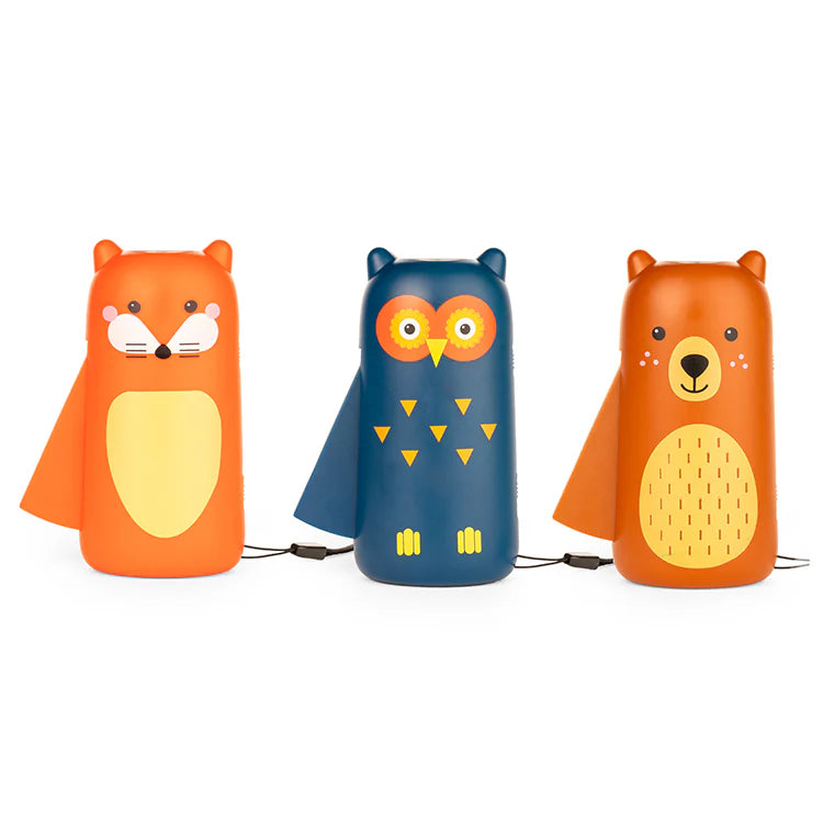 Kikkerland Kidoki Squeeze Flashlight – Assorted Styles – Each Sold