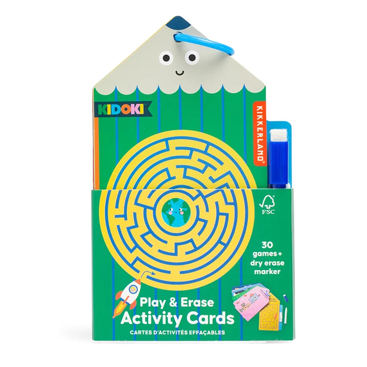 Kidoki Play & Erase Activity Cards for Kids