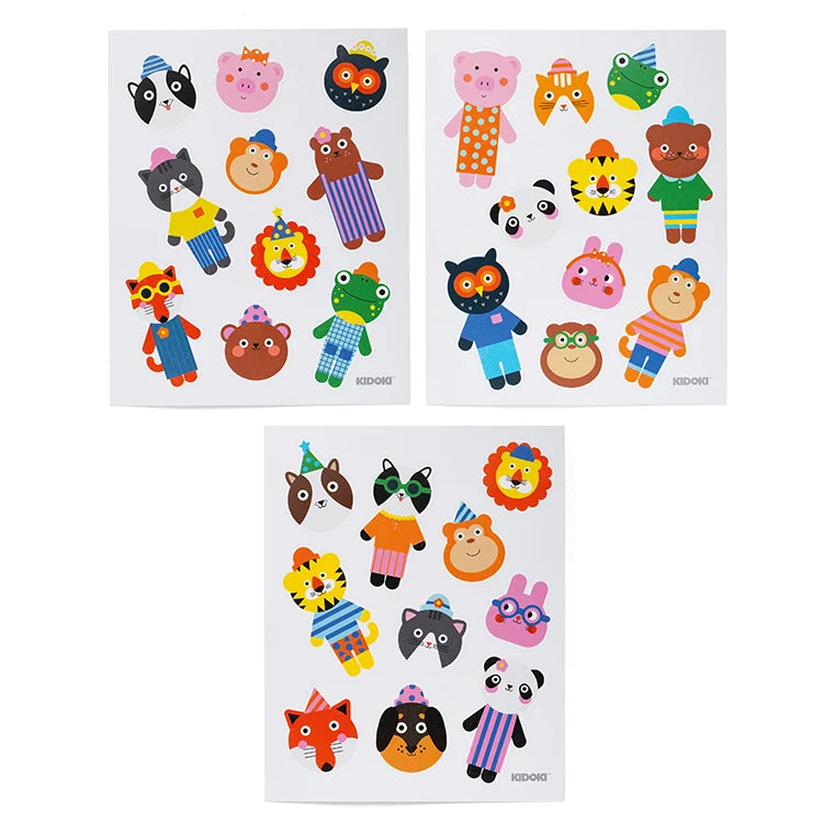 Kidoki Fun Puffy Stickers – Animal