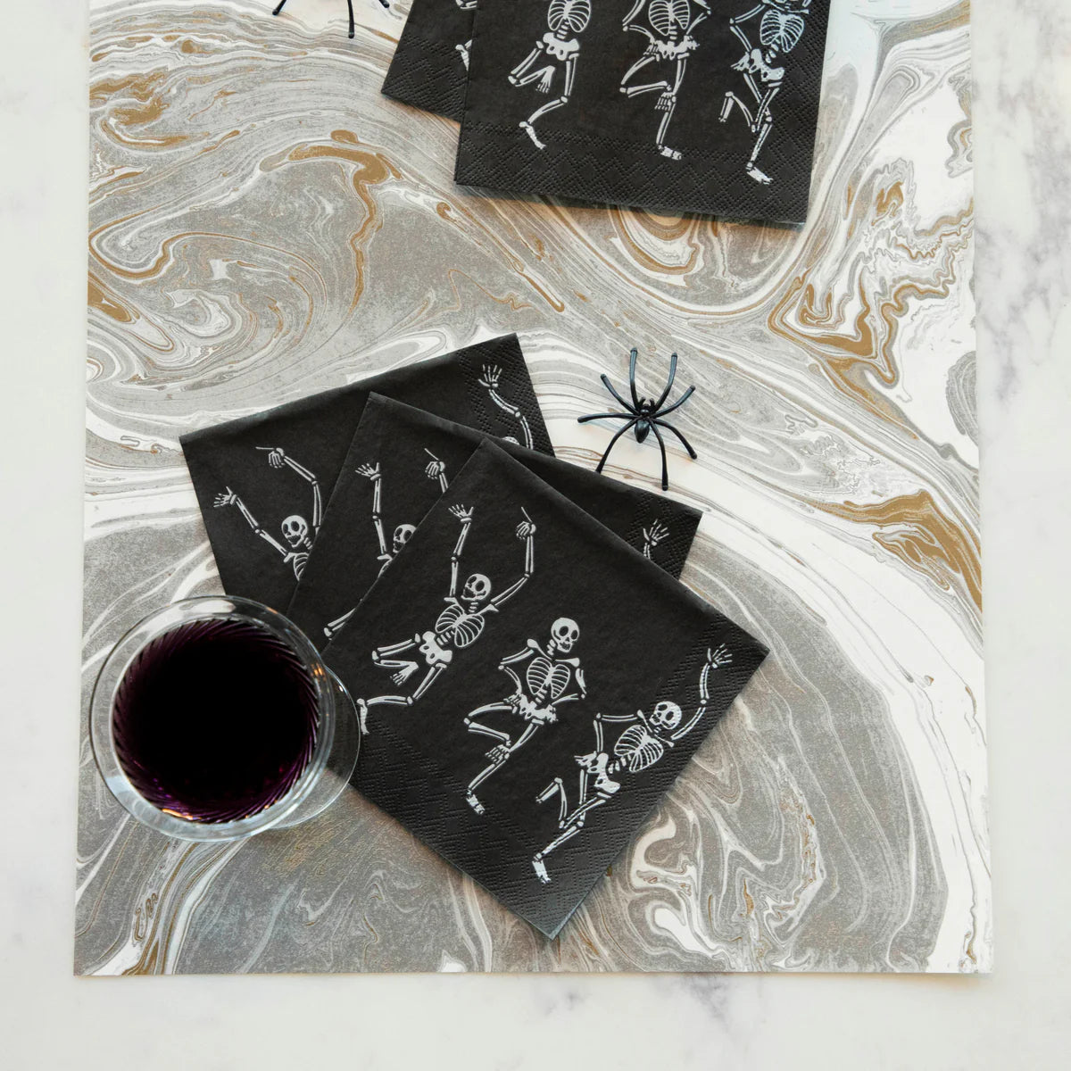 Halloween Dancing Skeleton Beverage Napkin – 20pk