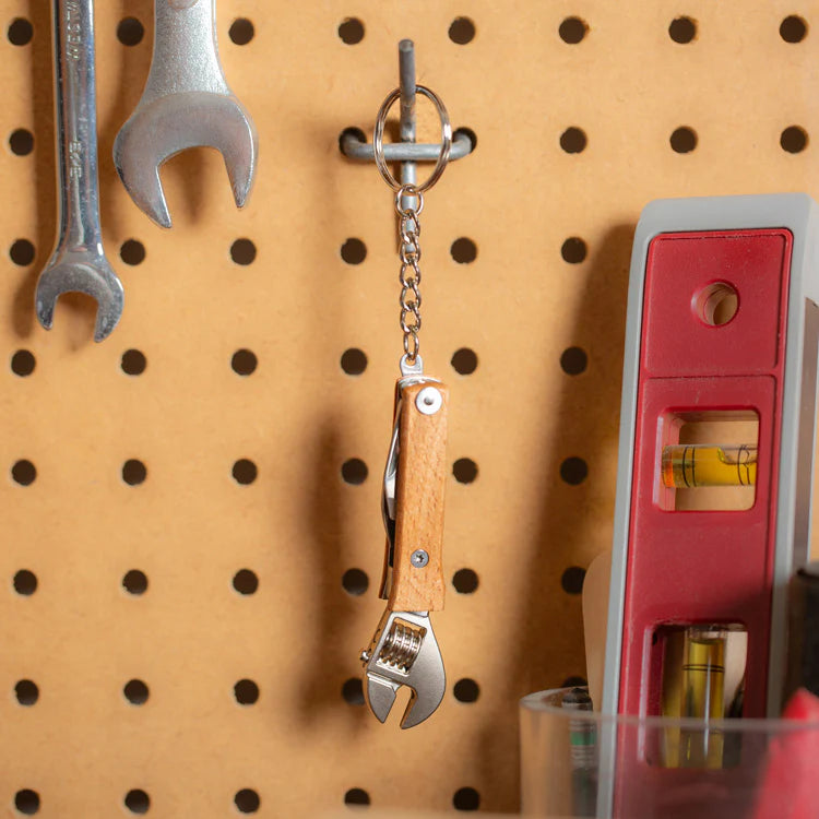 Kikkerland Wood Mini Wrench Tool
