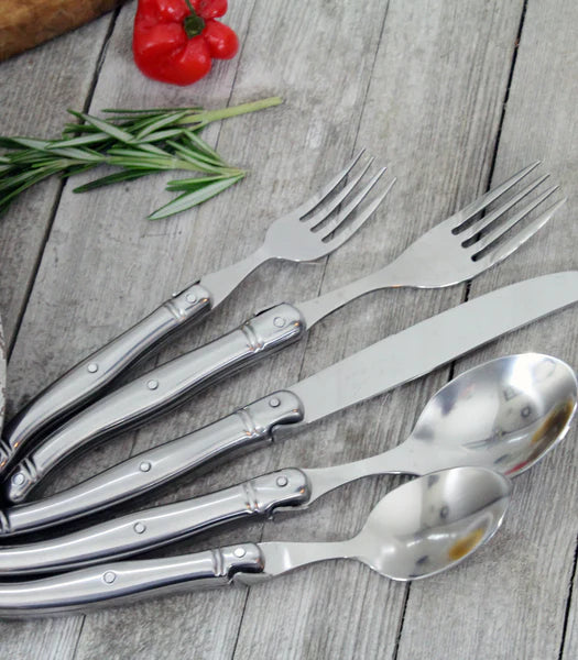 Laguiole French Flatware Set – 20 Piece - Service for 4 – Stainless Steel