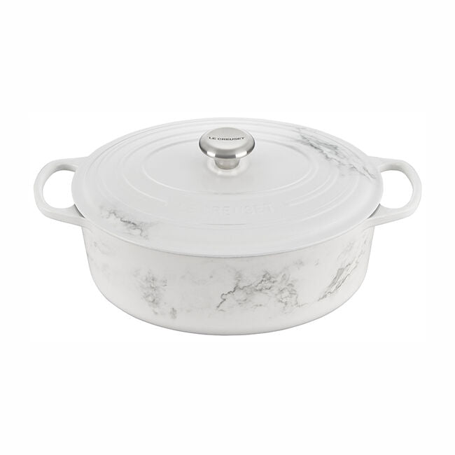 Le Creuset Oval Dutch Oven – 6.75 QT – Marble Applique