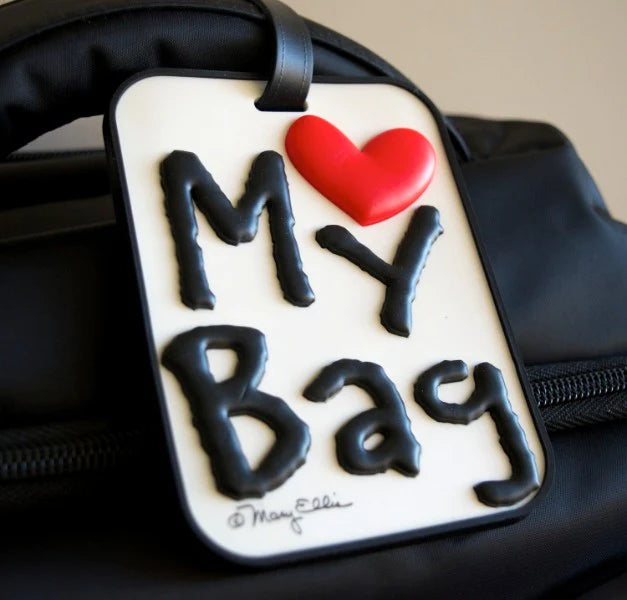 My Bag 3D White Luggage Tag
