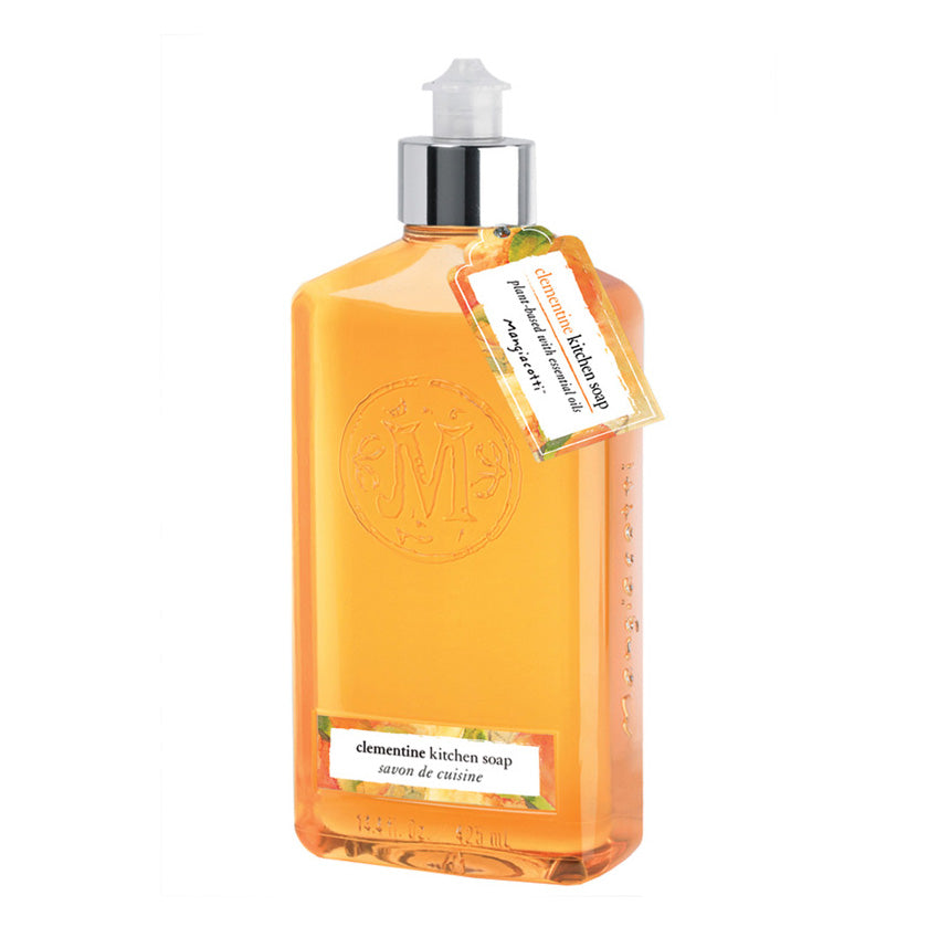Mangiacotti Natural Plant-Based Concentrated Liquid Kitchen Soap – 14.4oz – Clementine