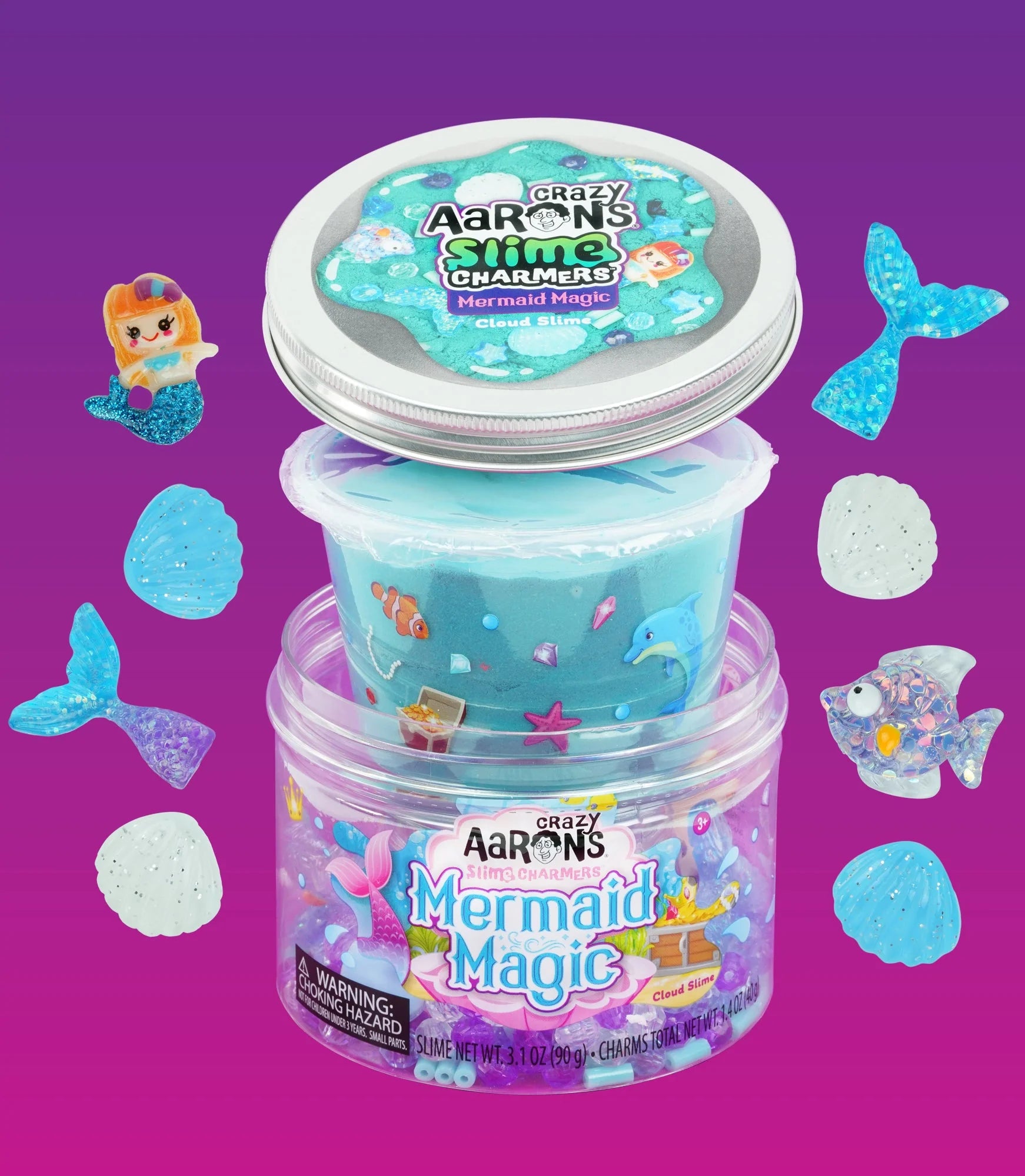 Crazy Aarons Scented Slime Charmers – Mermaid Magic