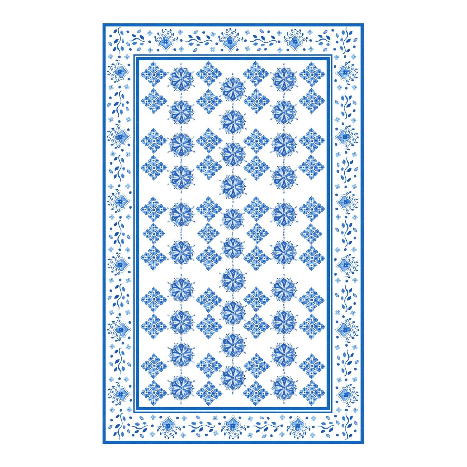 Le Cadeaux Spoon Rest With Tea Towel Gift Set – Moroccan Blue