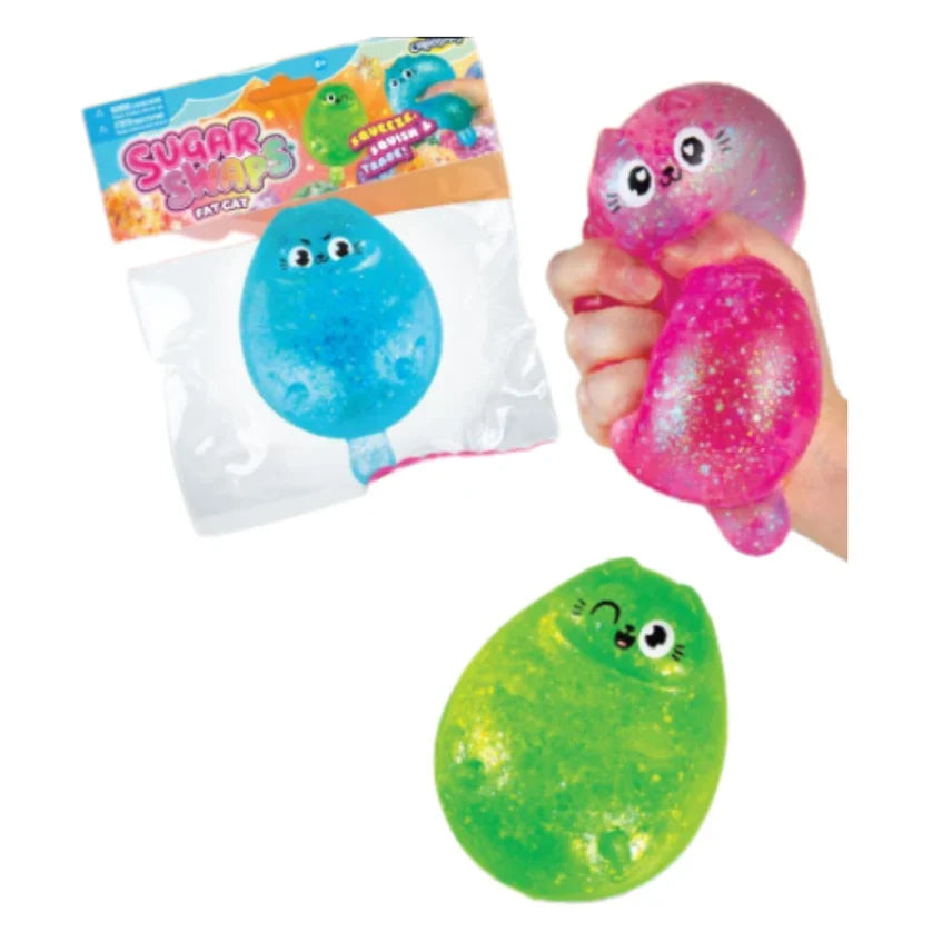 ORB Sugar Swaps Squishy – Fat Cat – Assorted Colors – Each Sold Separately