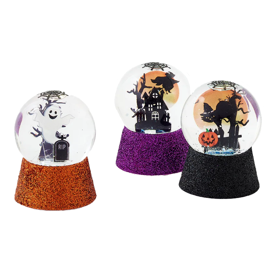 Mini Halloween Water Globe - 3 Assorted Styles – Each Sold Separately