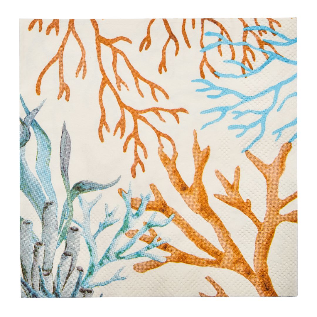 Sophistiplate Paper Beverage Napkins – Pack of 20 – La Mer