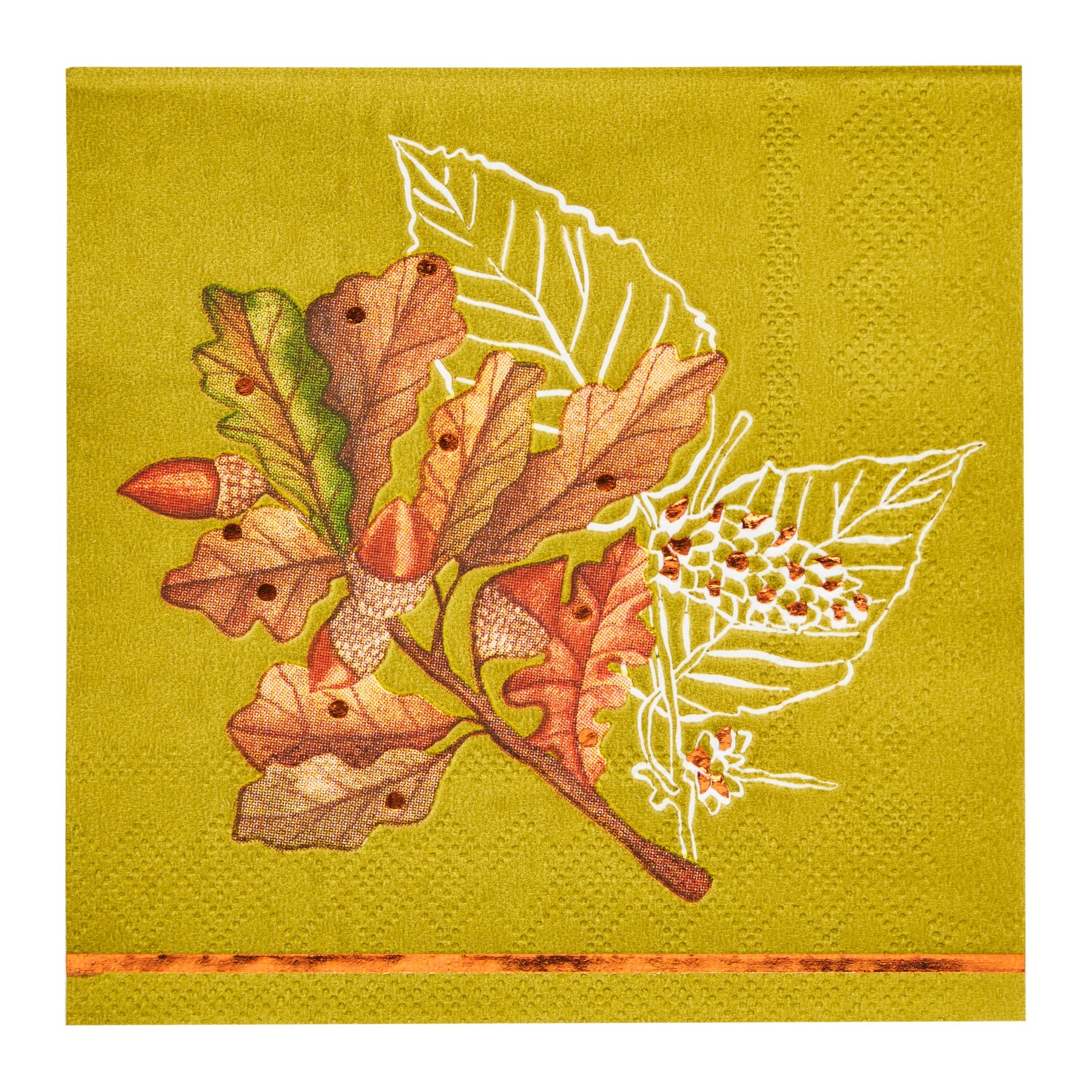 Acorn and Oak Cocktail Napkins – 20pk