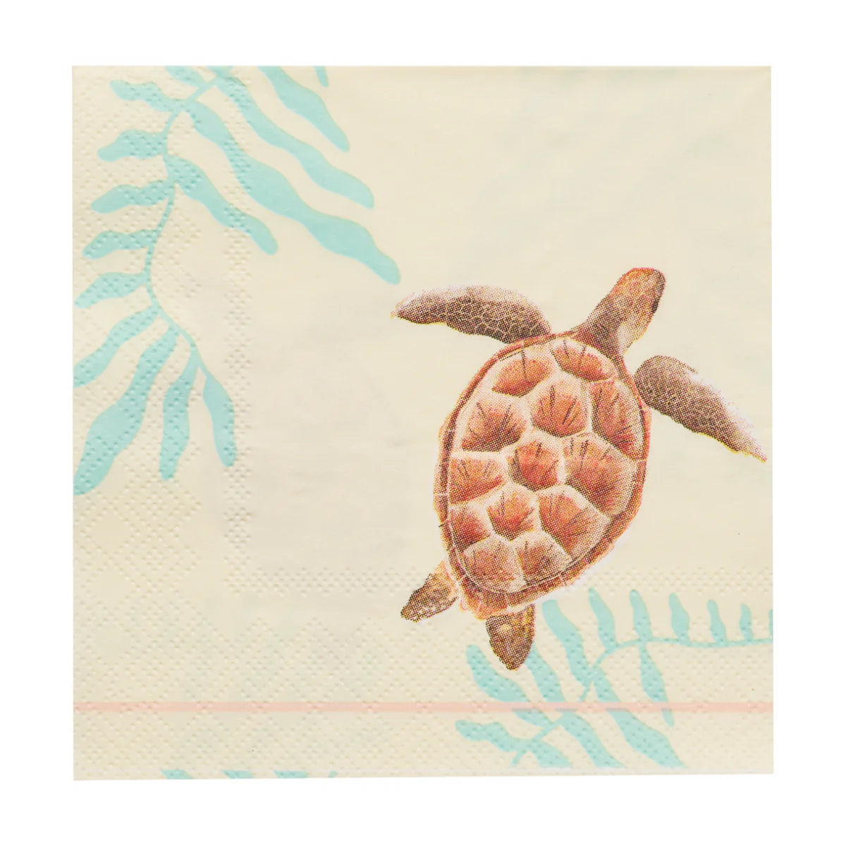 Sophistiplate Paper Beverage Napkins – Pack of 20 – Pastel Sea