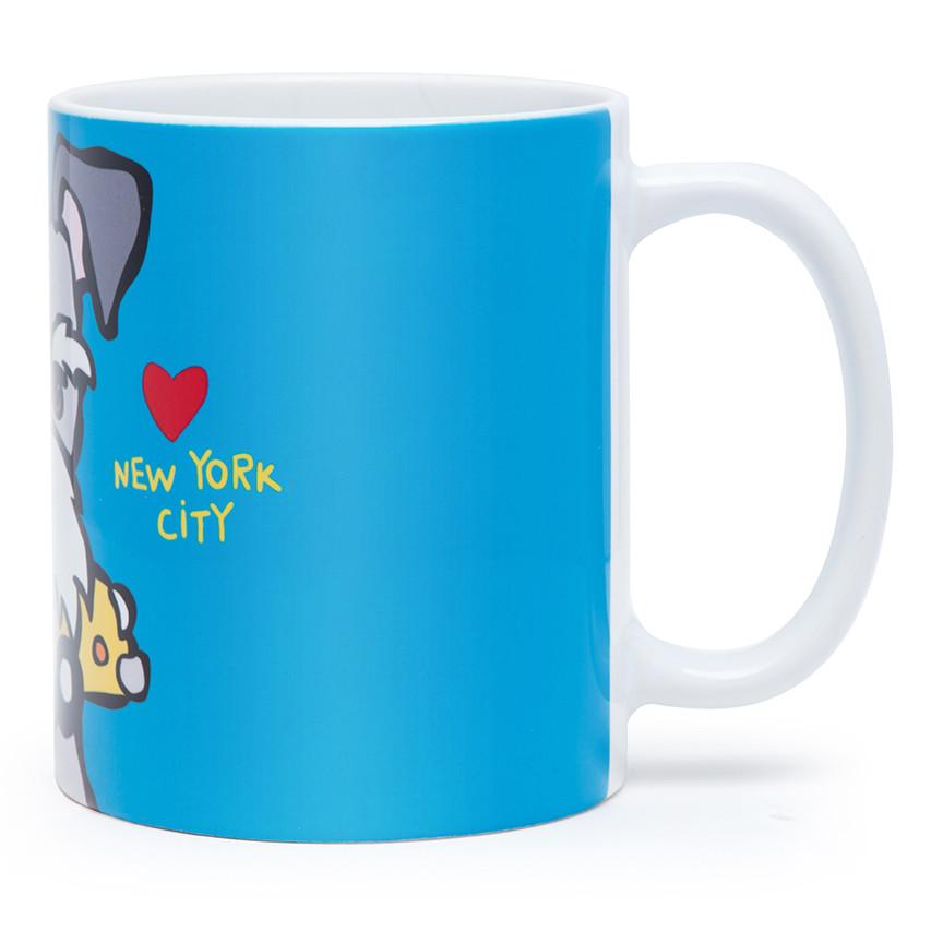 Marc Tetro NYC Schnauzer with Taxi Mug – 12oz.