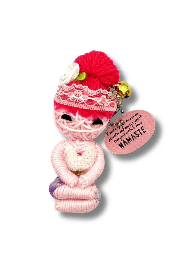 Watchover Voodoo Doll Handcrafted Keychain With Special Message – Namaste