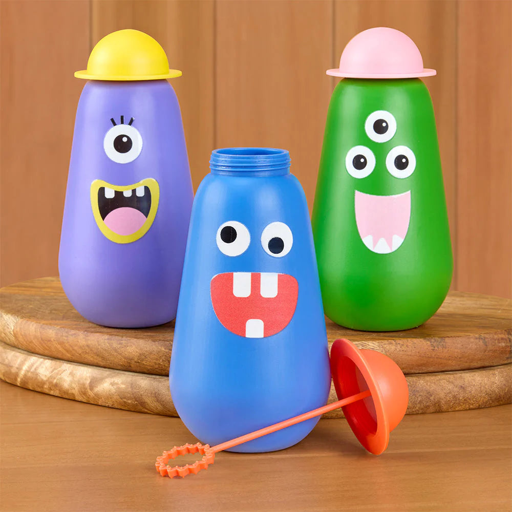 Kikkerland Kidoki Monster Bubbles – Assorted Colors Each Sold Separately