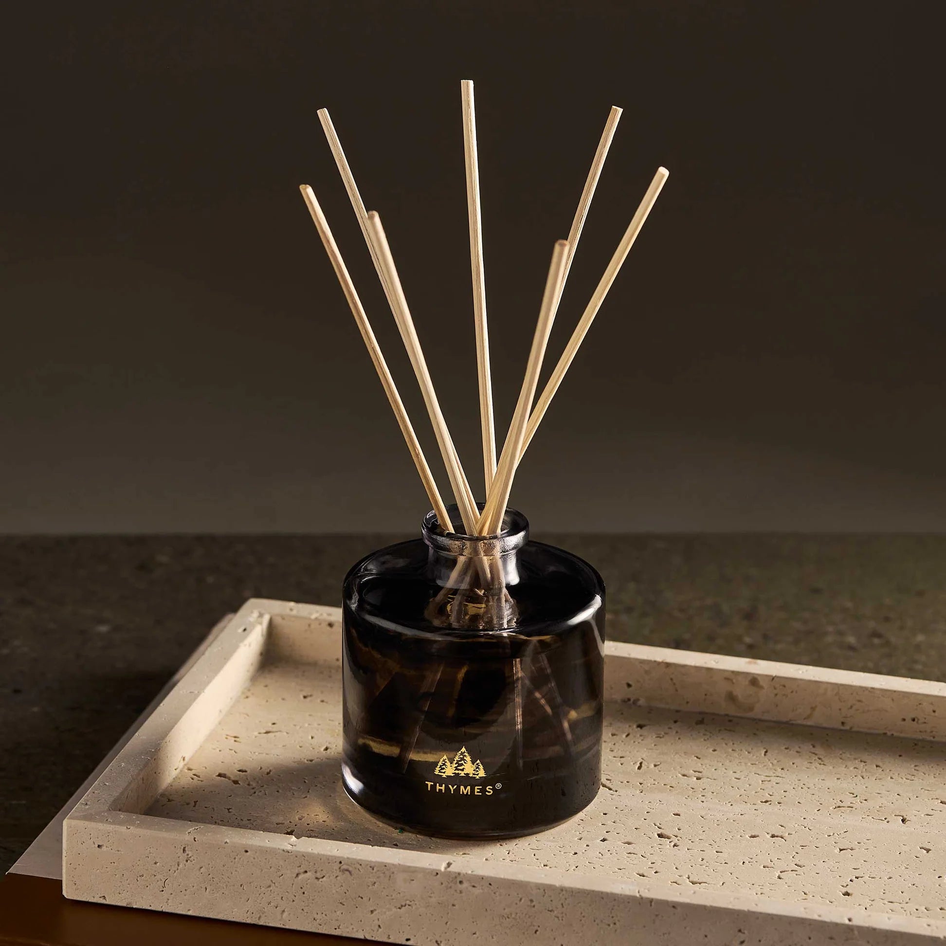Thymes Noir Woods Petite Reed Diffuser - 4oz
