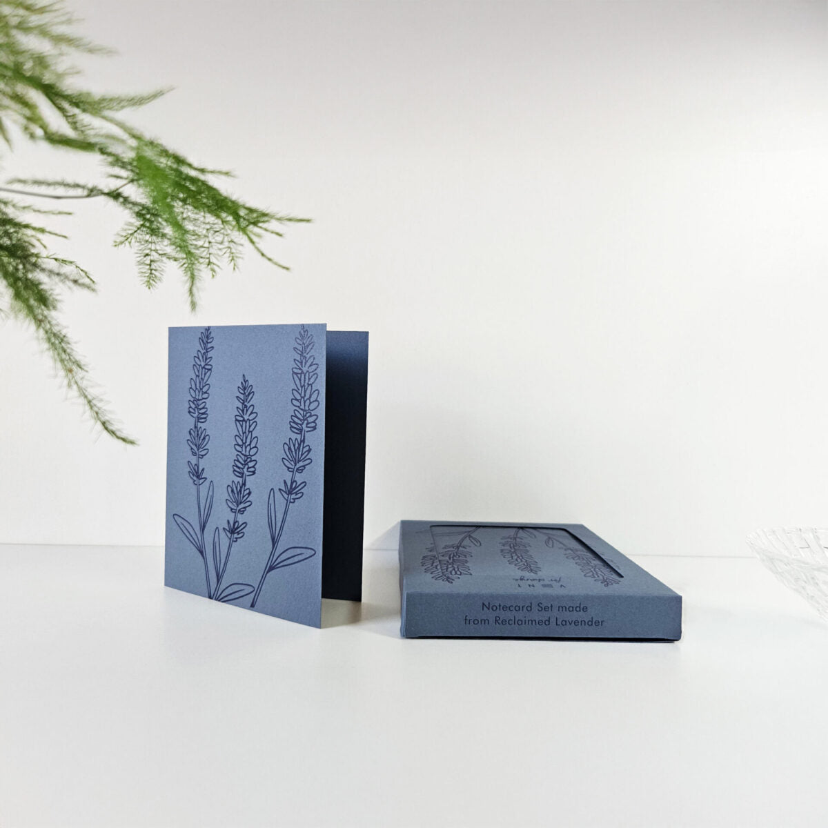 Notecard Made from Reclaimed Lavender – Set of 10