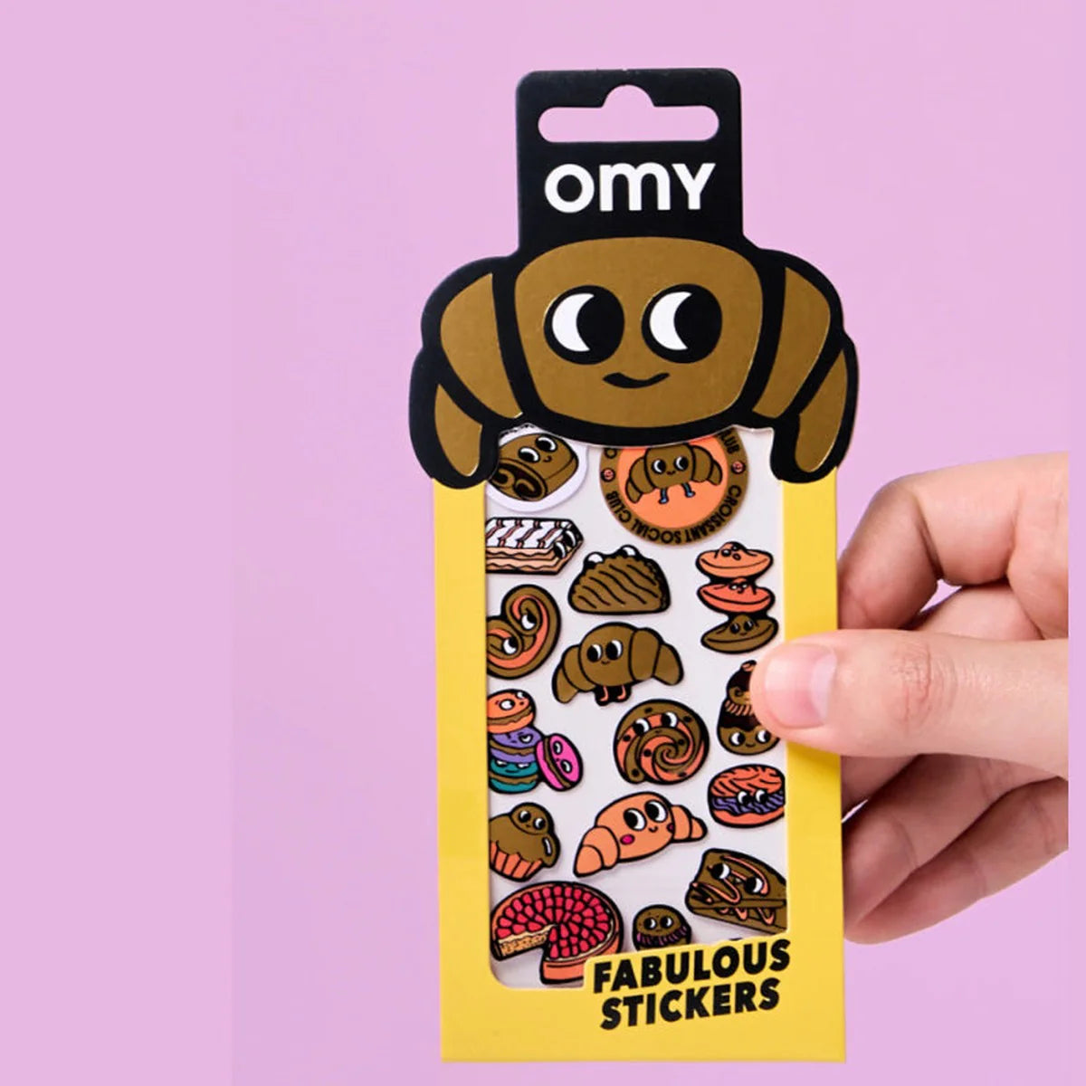 OMY Fabulous Iconic Holographic Stickers - Croissant