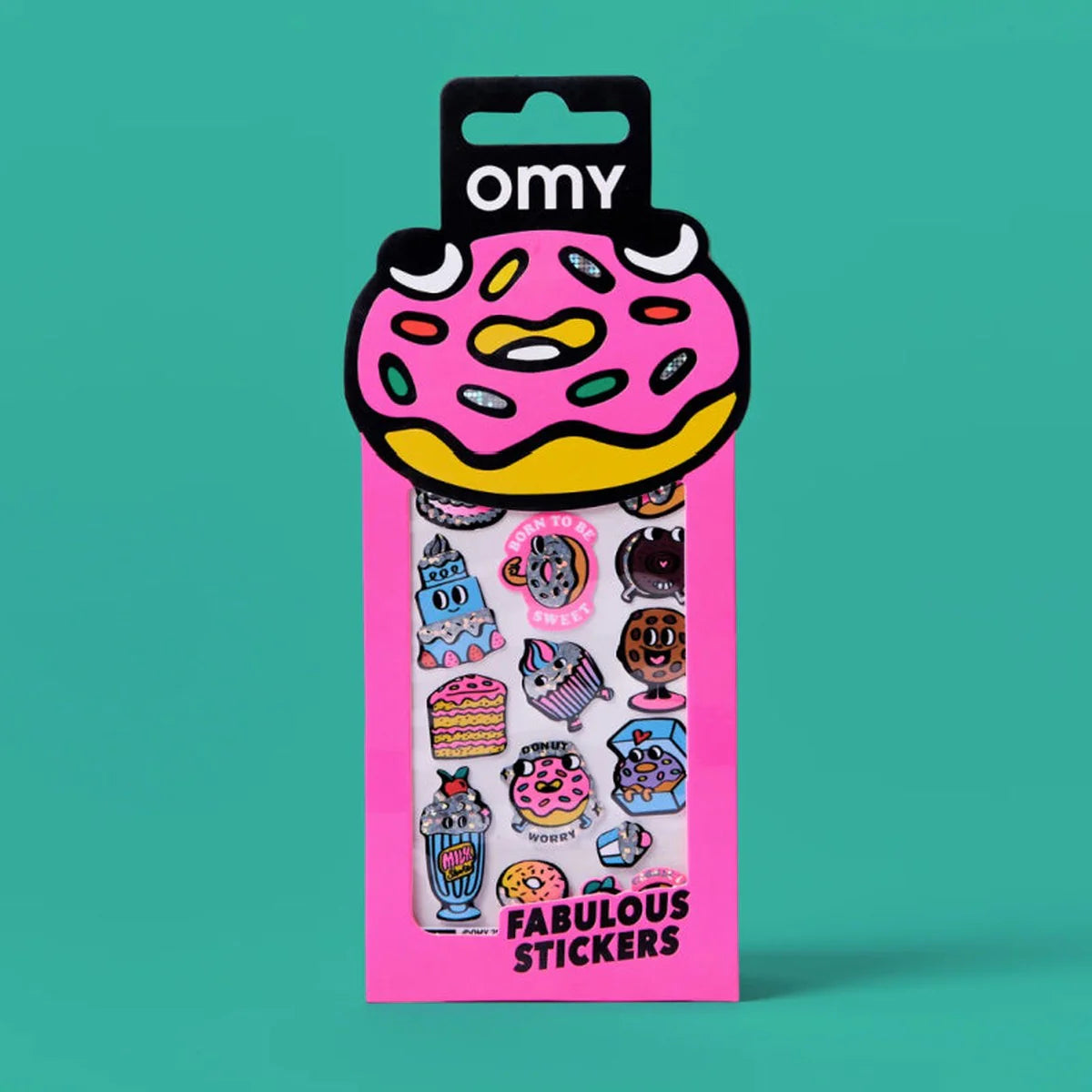 OMY Fabulous Iconic Holographic Stickers - Donut
