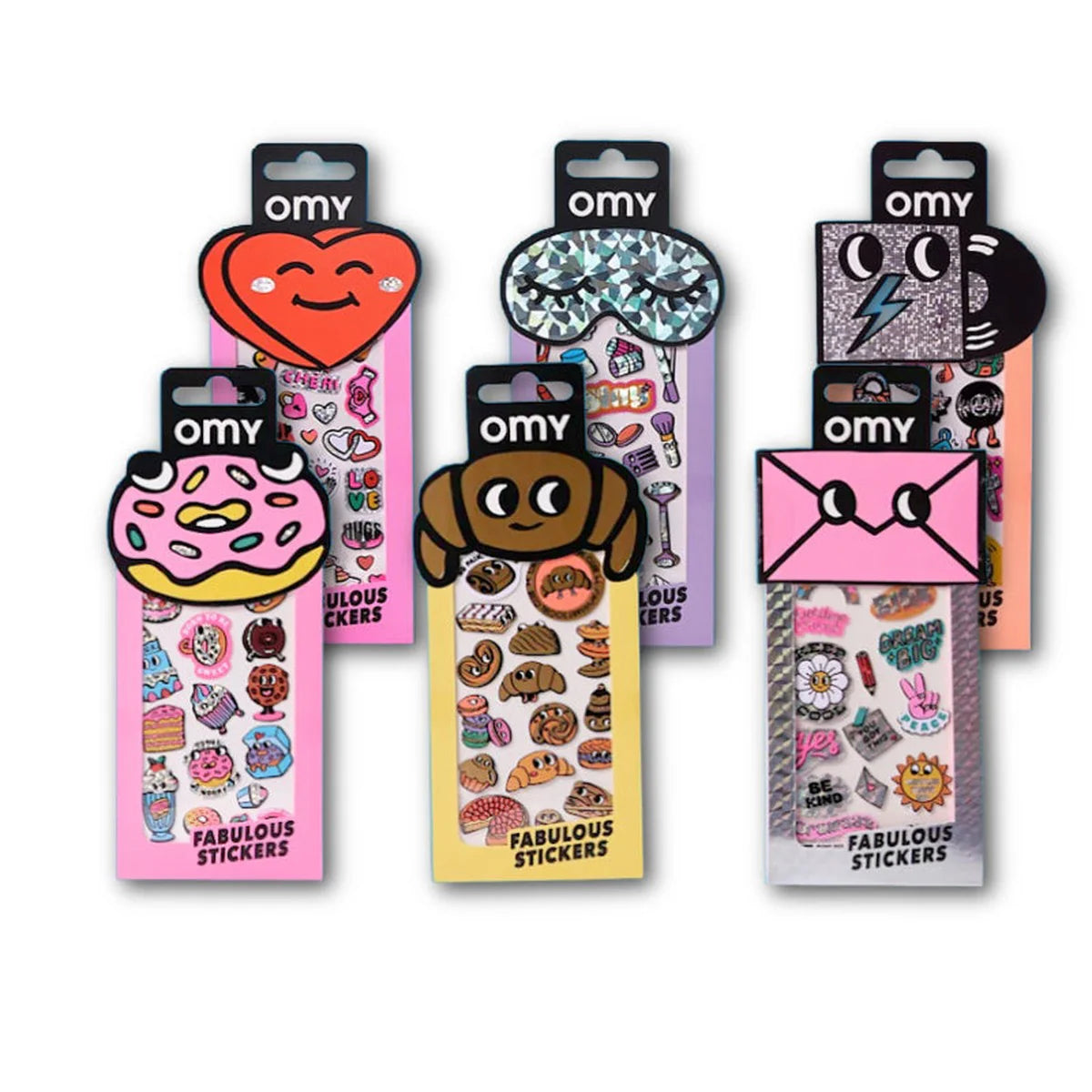OMY Fabulous Iconic Holographic Stickers - Donut