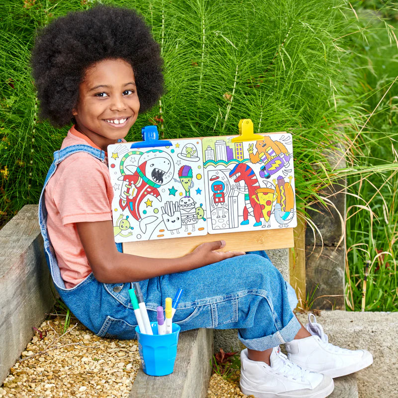 Ooly Colortopia Color By Number Paint Marker Kit - Epic Adventures