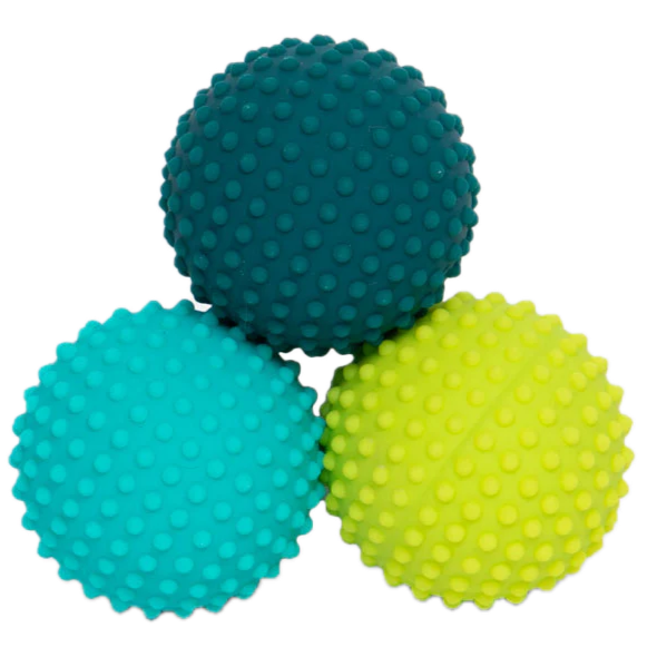 Speks - Odds Silicone Fidget Magnets Balls – Green Dots – Set of 3