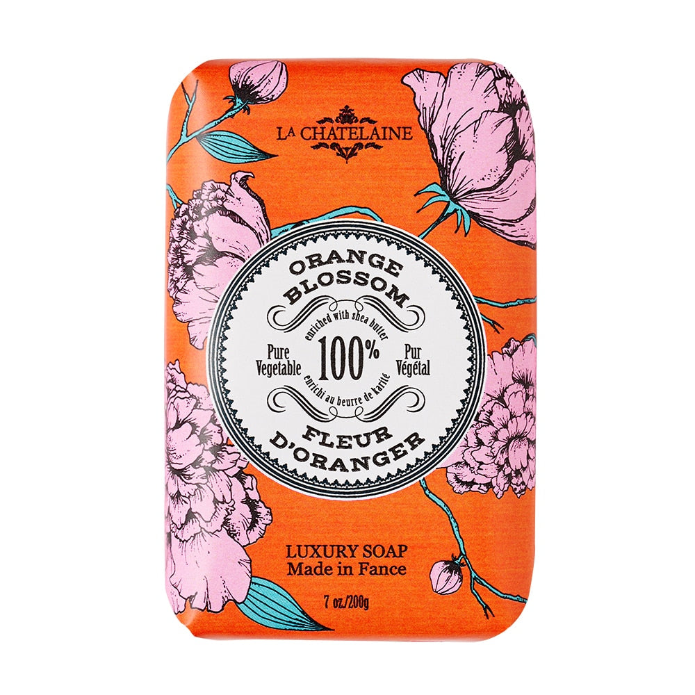 La Chatelaine Orange Blossom Luxury Soap - 7oz