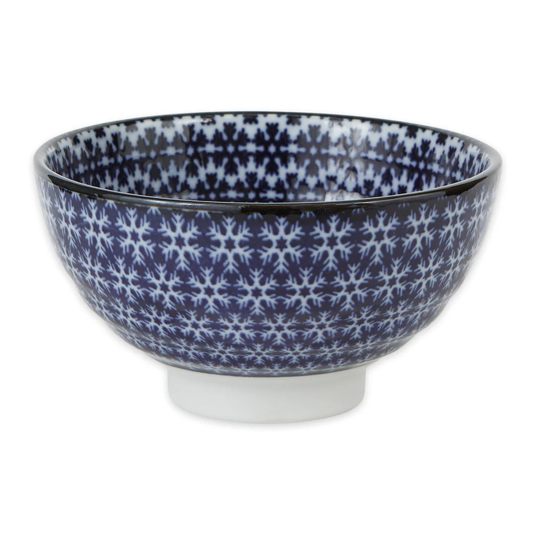 Japanese Bowls - Blue & White – 4.5" Assorted Styles – Each Sold Separately