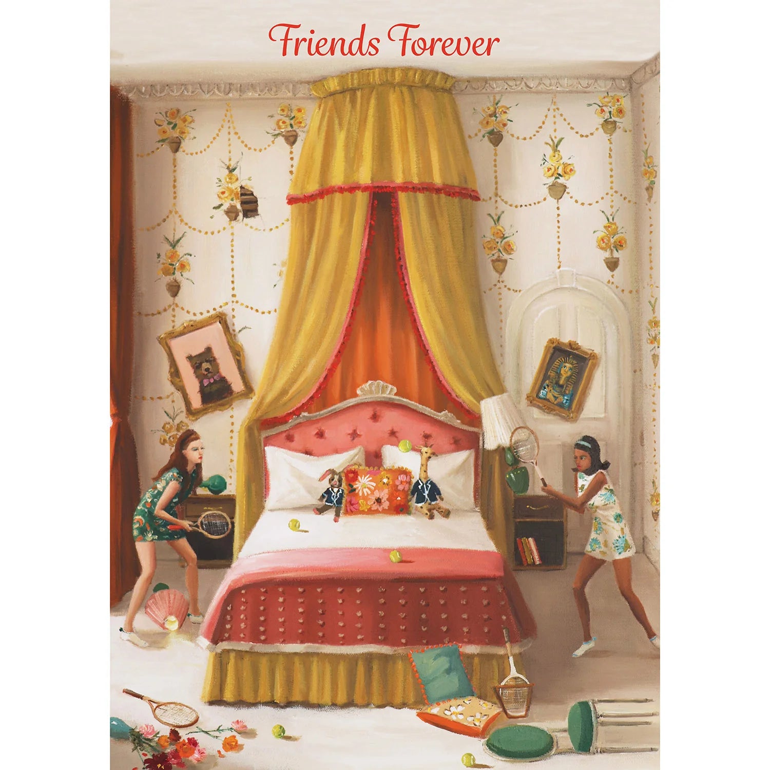 Hester & Cook Greeting Card – Tennis Friends Forever