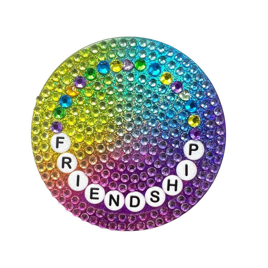 StickerBeans "Friendship" Sparkle Sticker – 2"