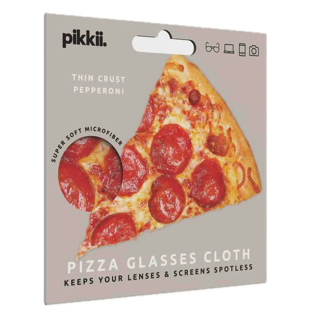 Pikkii Pepperoni Pizza Eyeglass Cleaning Cloth