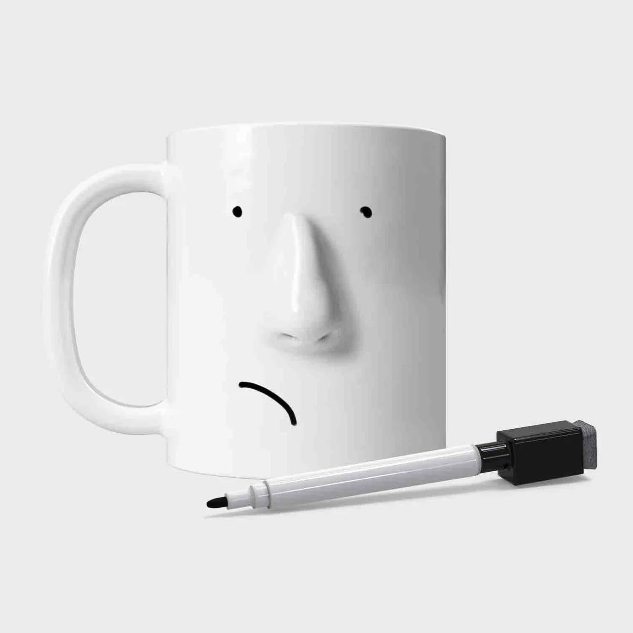 Pikkii Ceramic My Mood Today Mug + Dry Wipe Pen Set
