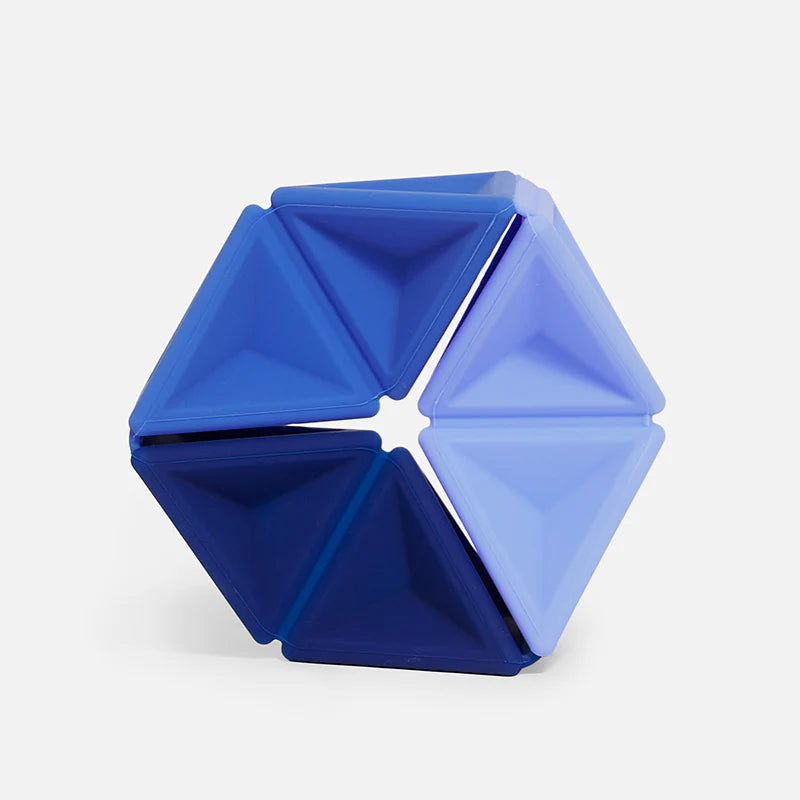 Speks - Pivot Silicone Flexagon – Navy