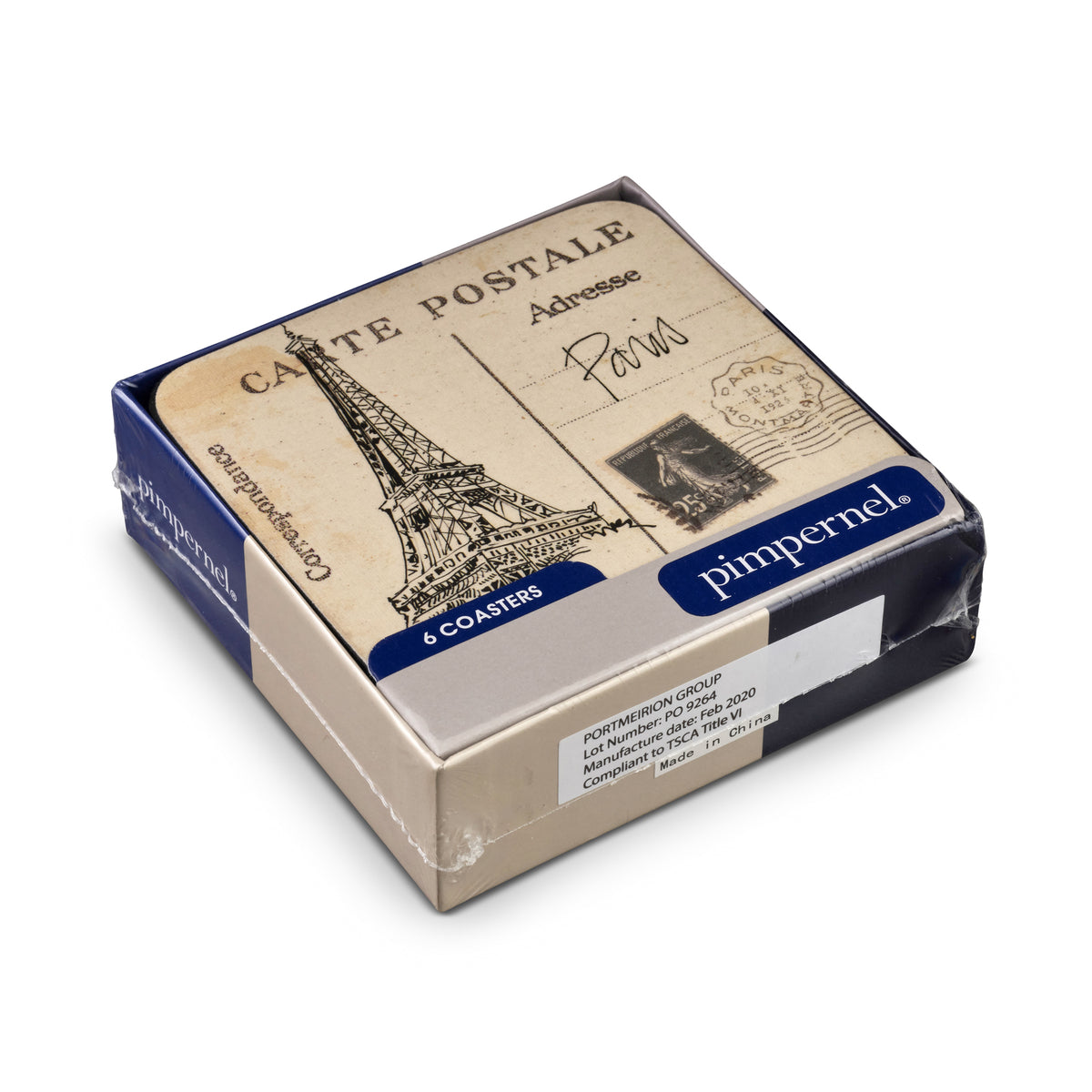 Postcard Sketches Coasters – Set of 6