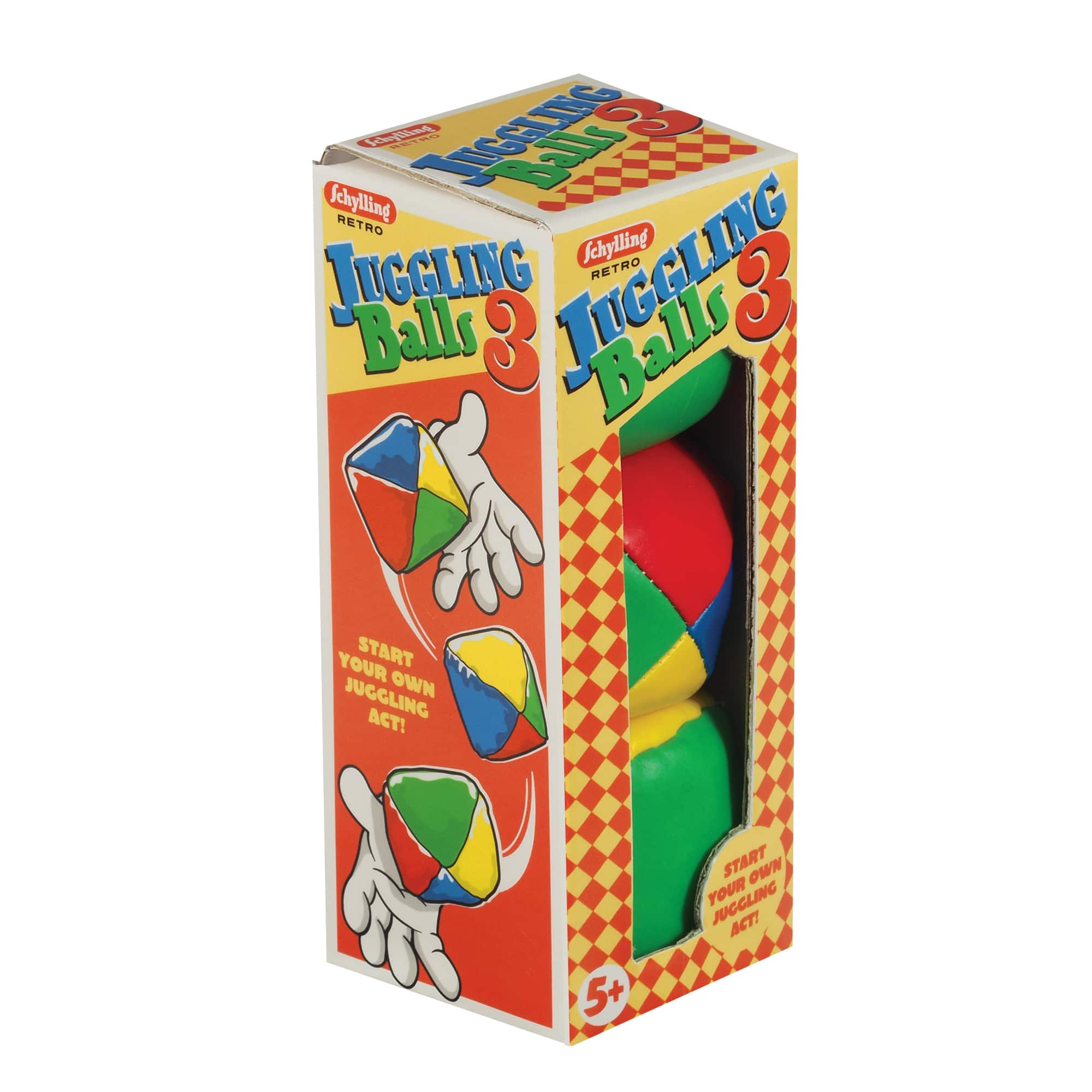 Schylling Retro Juggling Balls – Set of 3