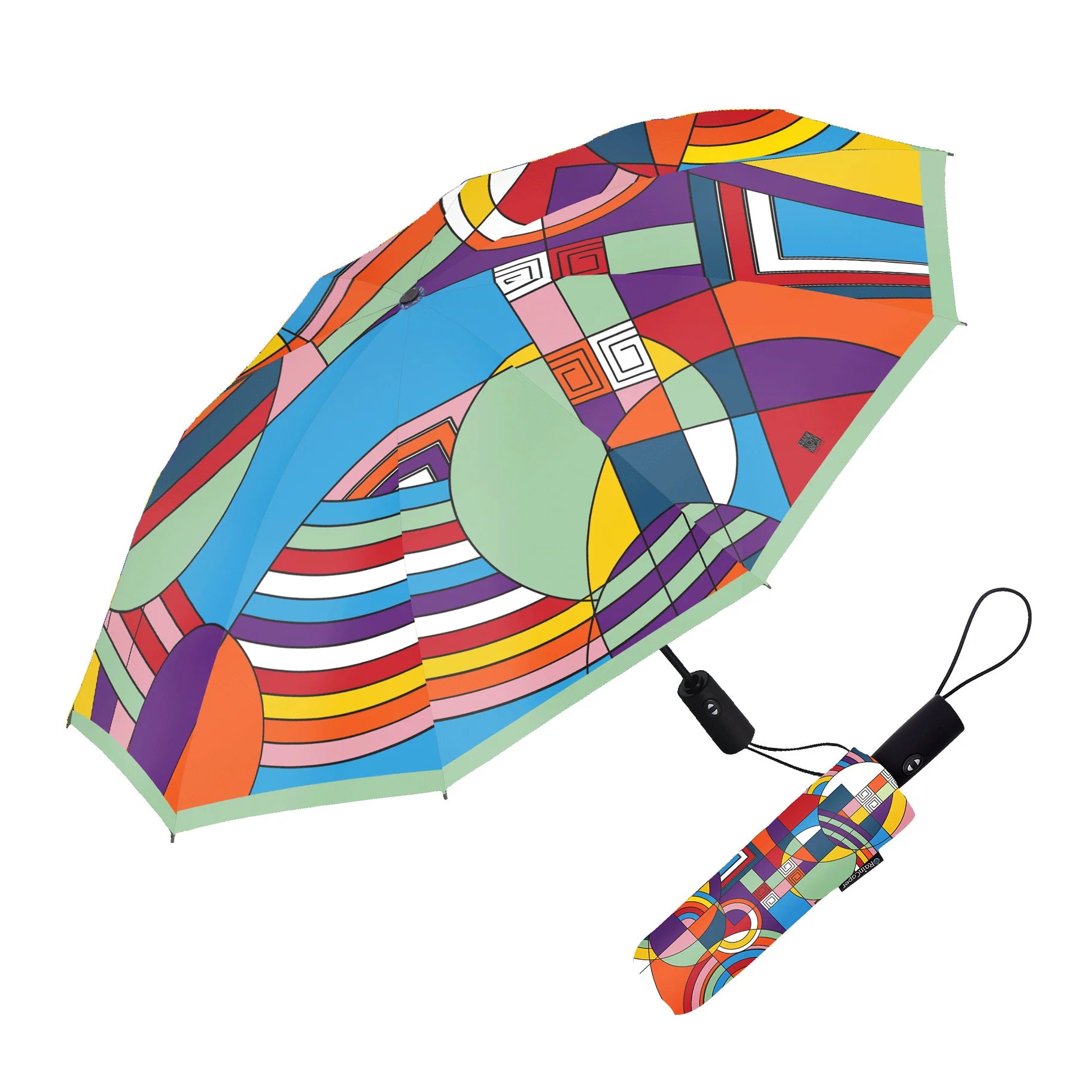 RainCaper Folding Travel Umbrella Frank Lloyd Wright – Hoffman Rug