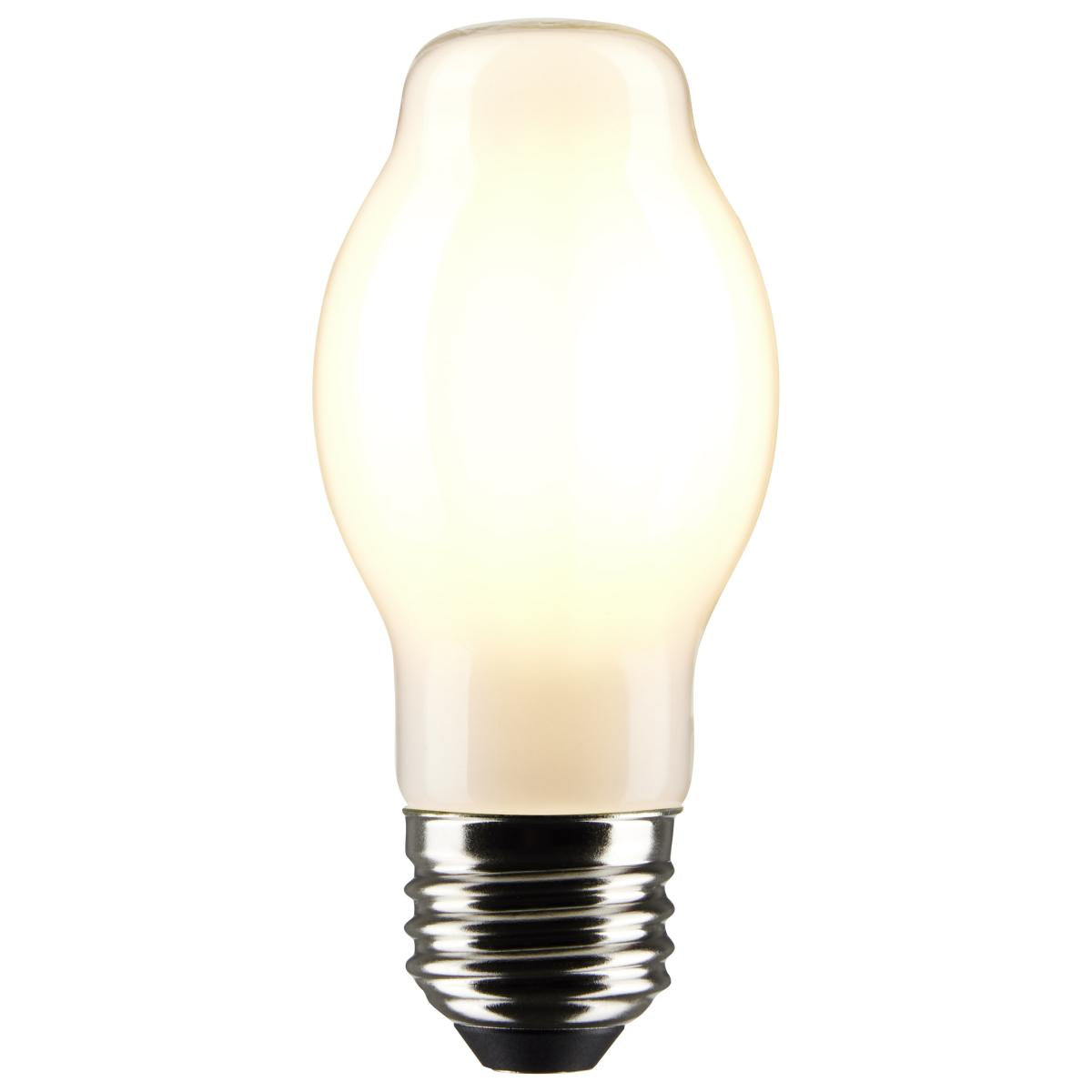 Satco LED Frosted BT15 Bulb – 8W – 60W Equivalent – E26 Base – Warm White – 2700K