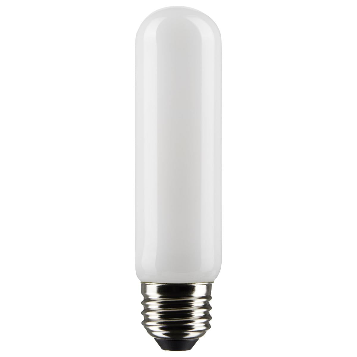 Satco LED T10 Tubular Light Bulb – 8W – 60W Equivalent – E26 Base – Warm White – 2700K