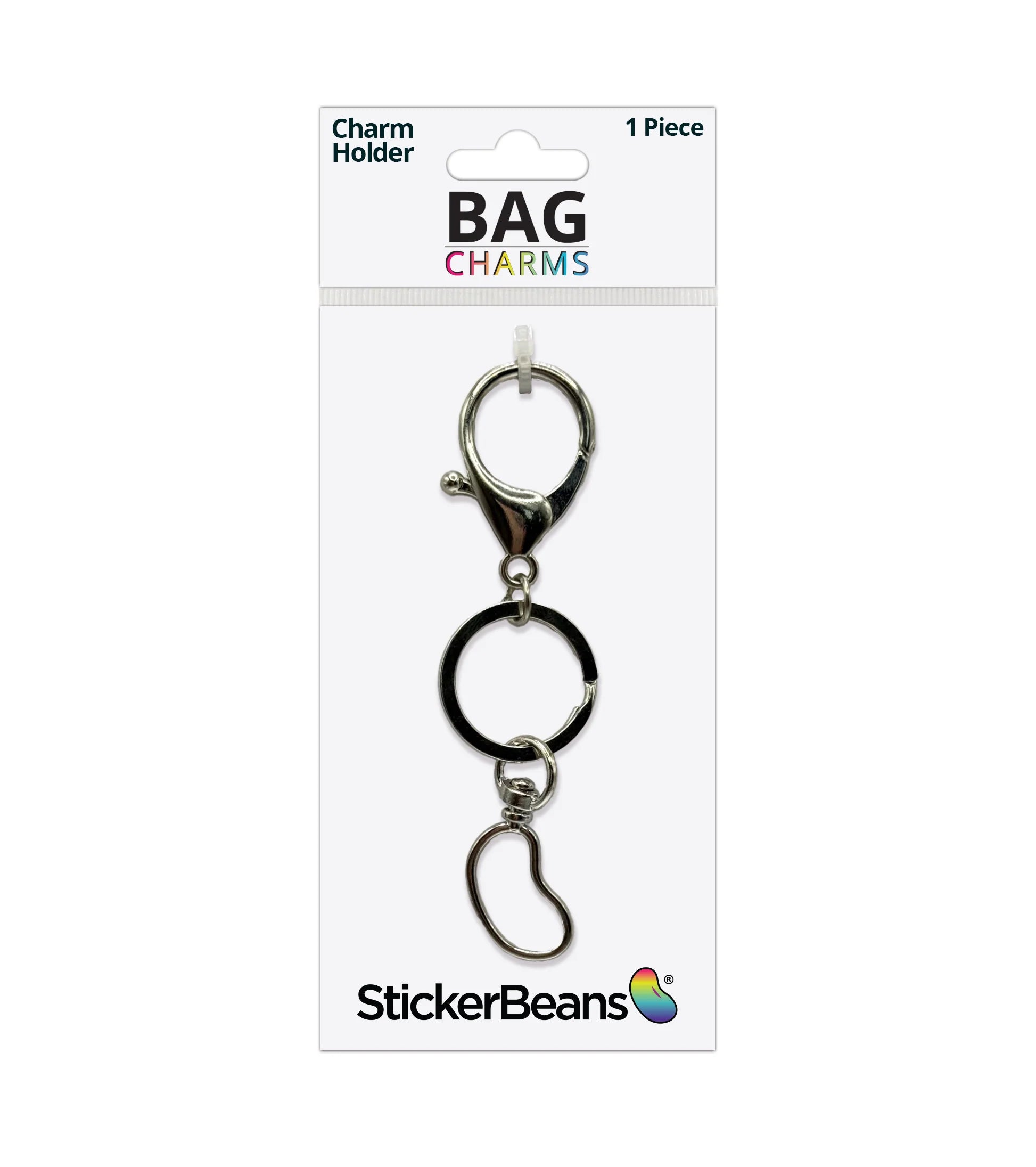 StickerBeans Sparkling Rhinestone Charm Holder/Keychain
