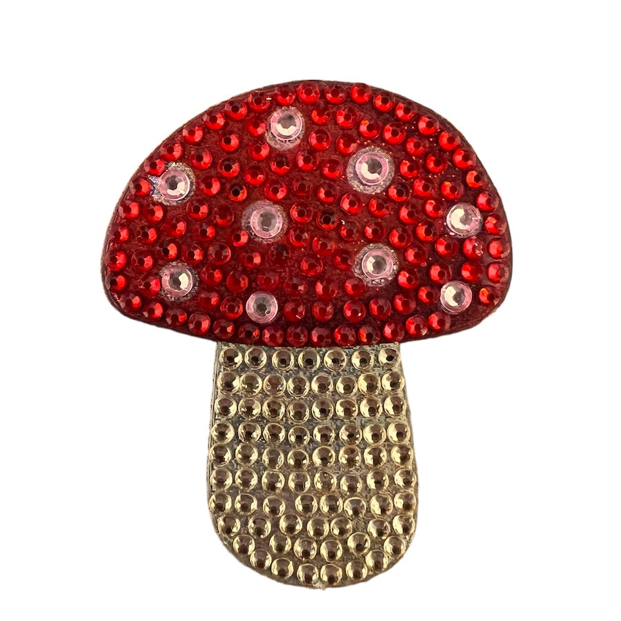 StickerBeans "Mushroom" Sparkle Sticker – 2"