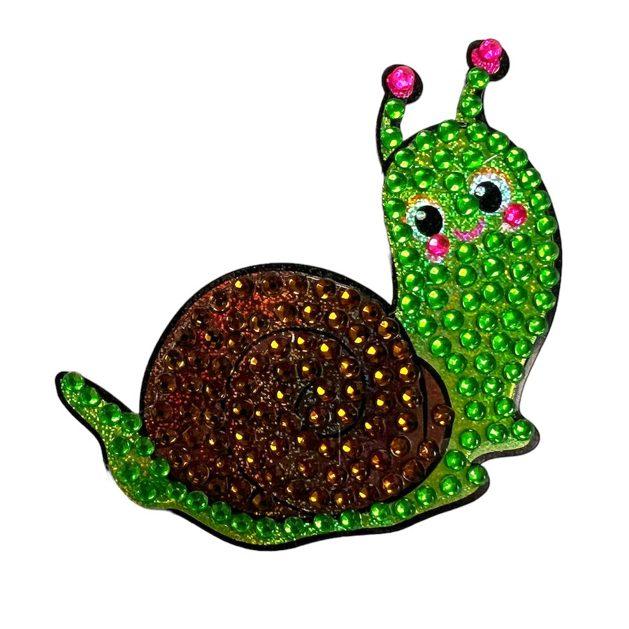 StickerBeans "Snail" Sparkle Sticker – 2"